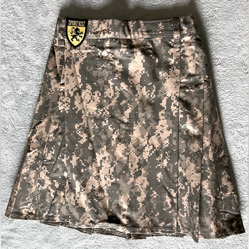 Mens Small Original Sport Kilt, Army Digital Camouflage